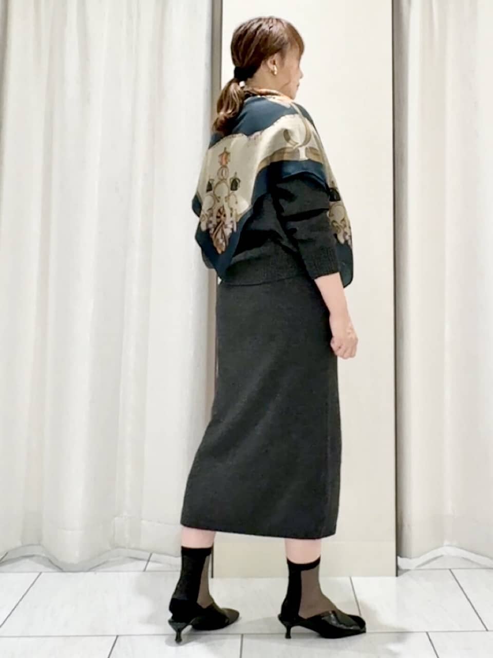 ʏᴜᴋɪᴋᴏさんの「UNTITLED｜【セットアップ可/ゆったり】ウール混ラメニット」を使ったコーディネート