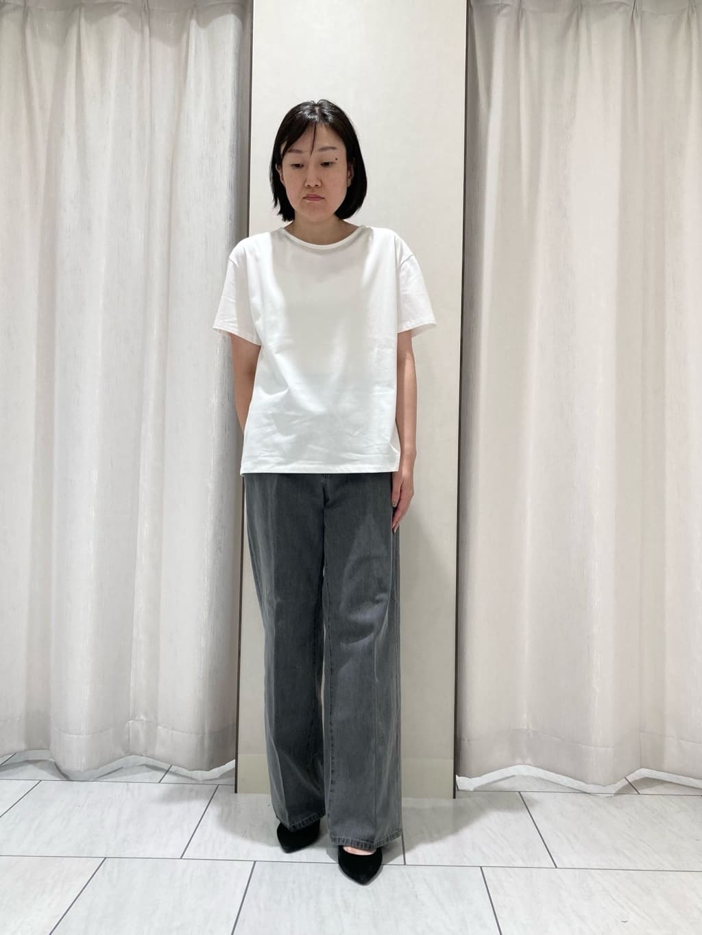 わたなべさんの「UNTITLED｜【トレンド/ジレ】フェイクファーベスト」を使ったコーディネート