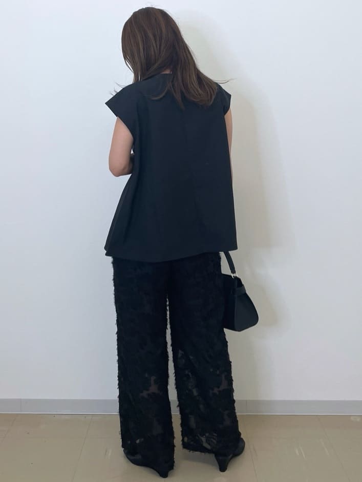 Akiさんの「OPAQUE.CLIP｜リボンモチーフブラウス【洗濯機洗い可】」を使ったコーディネート