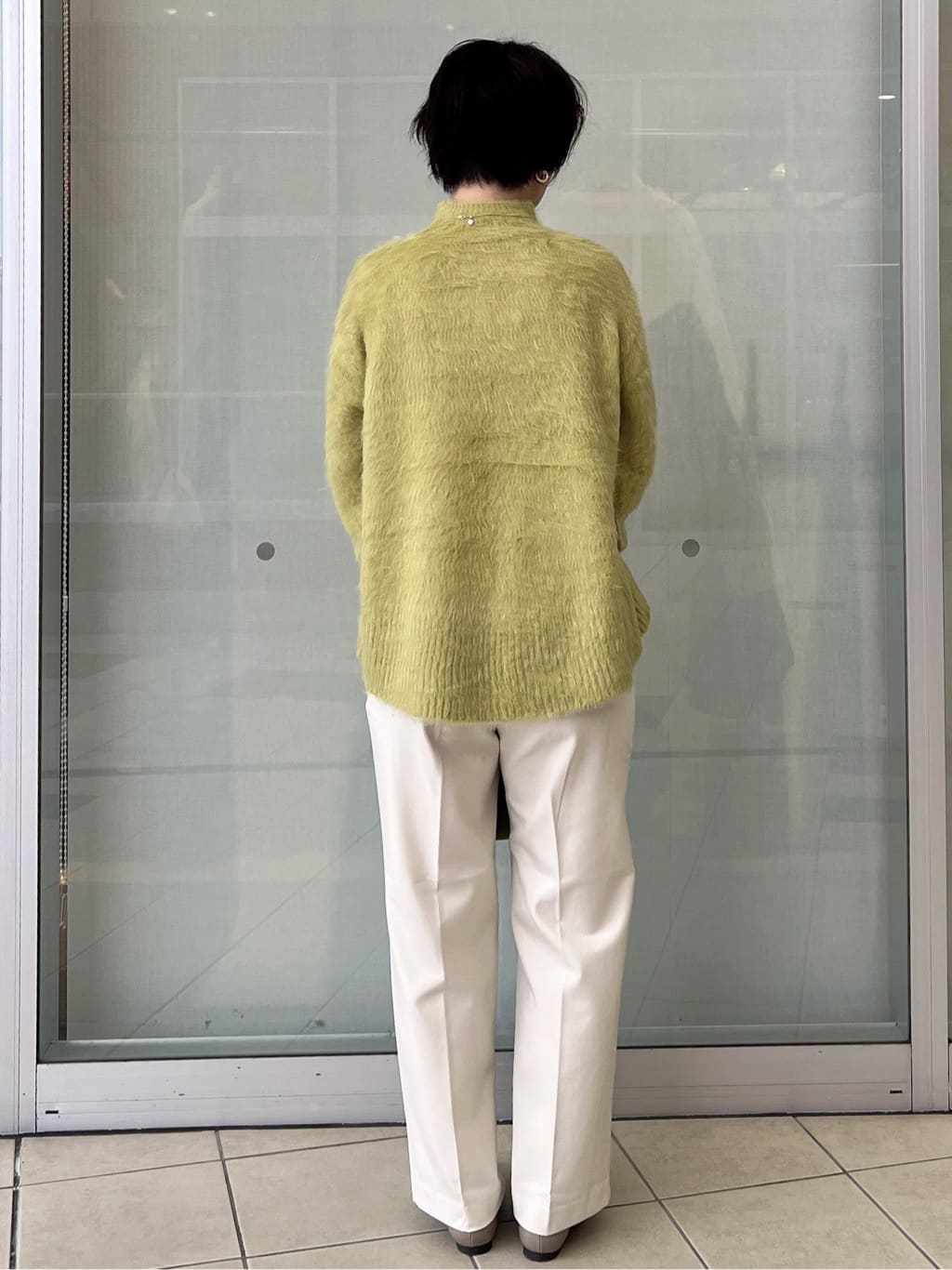 yo-koさんの「OPAQUE.CLIP｜ハイネックパフニット【洗濯機OK】」を使ったコーディネート