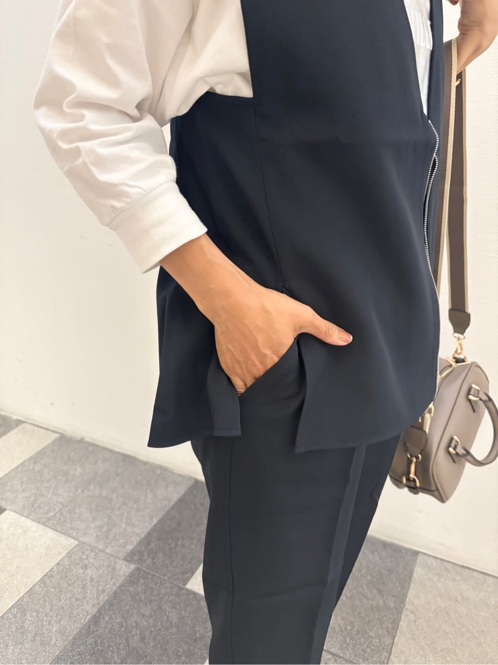 Haruさんの「Dessin｜【セットアップ可/洗える】スティックパンツ」を使ったコーディネート