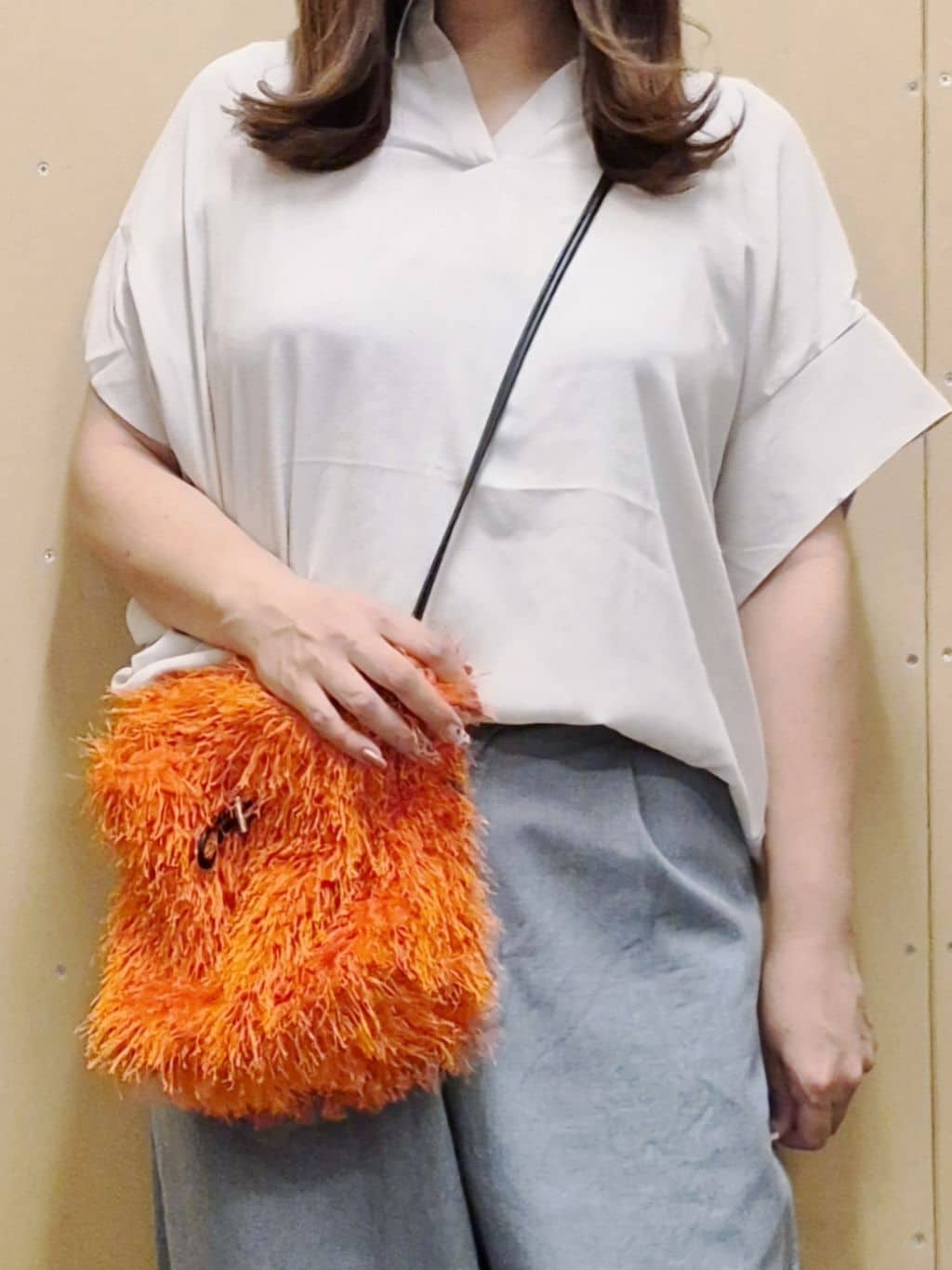 ひさえさんの「THE SHOP TK｜【インしなくても決まる】スキッパーシャツ/接触冷感/防シワ/速乾」を使ったコーディネート
