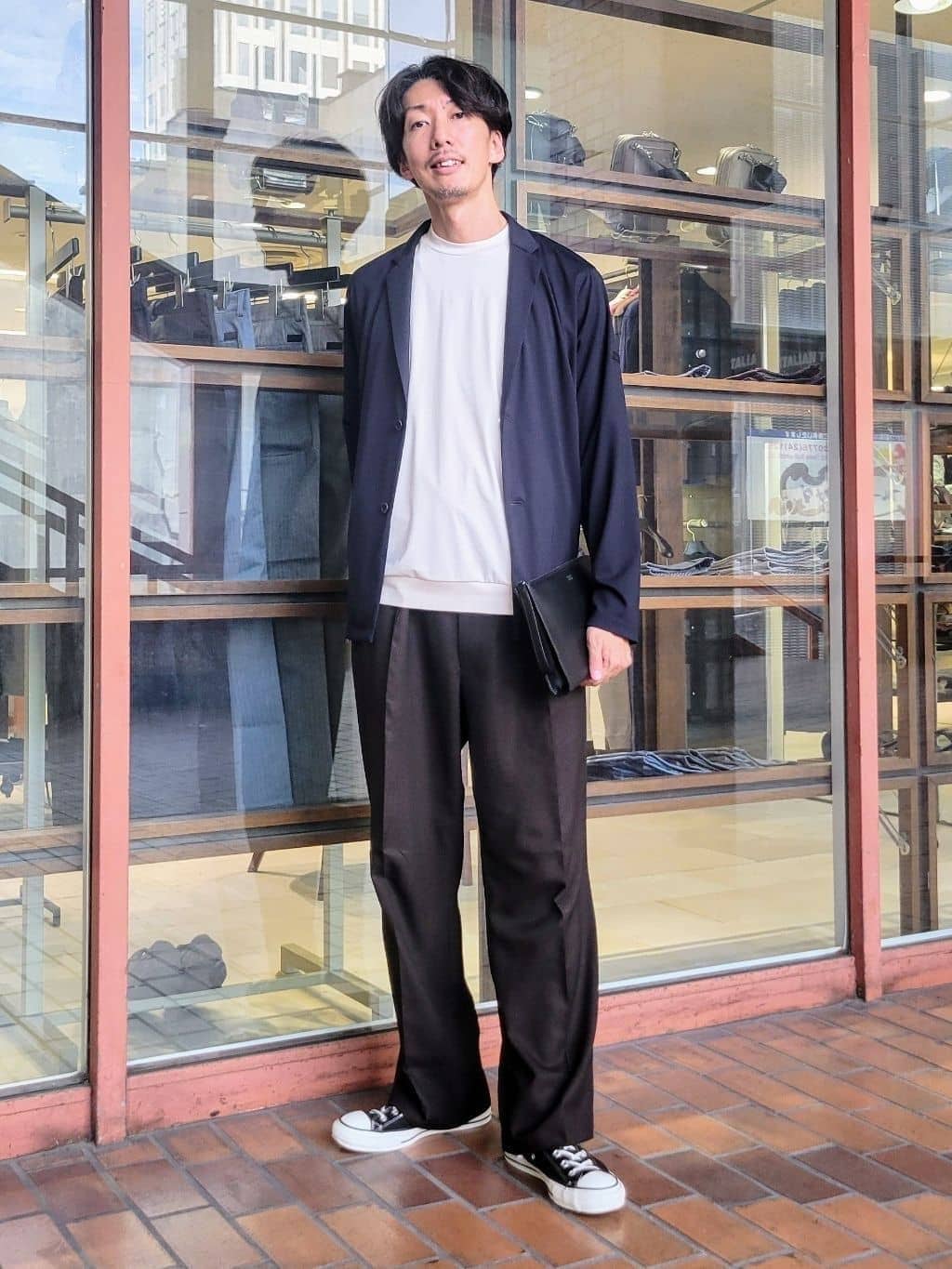uedaさんの「TAKEO KIKUCHI｜リラックス カーディガン ジャケット」を使ったコーディネート
