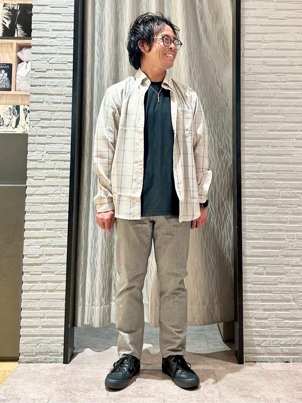 KENJI Iさんの「THE SHOP TK｜ドレスクールシャツ　【イージーケア/通気性/速乾】」を使ったコーディネート