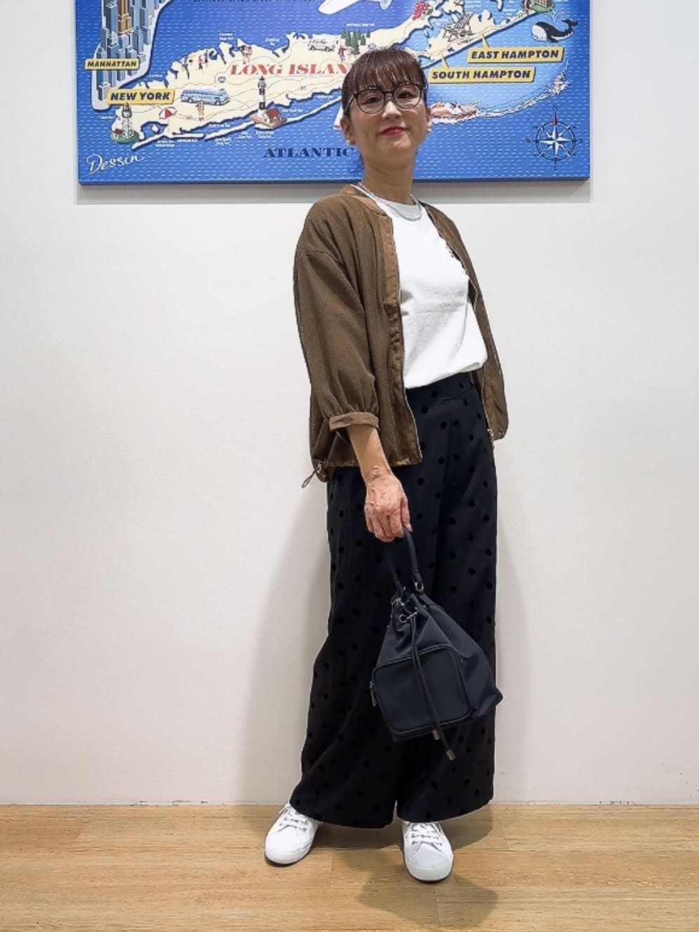 Yasucoさんの「Dessin｜【洗える】メッシュシアージャケット」を使ったコーディネート