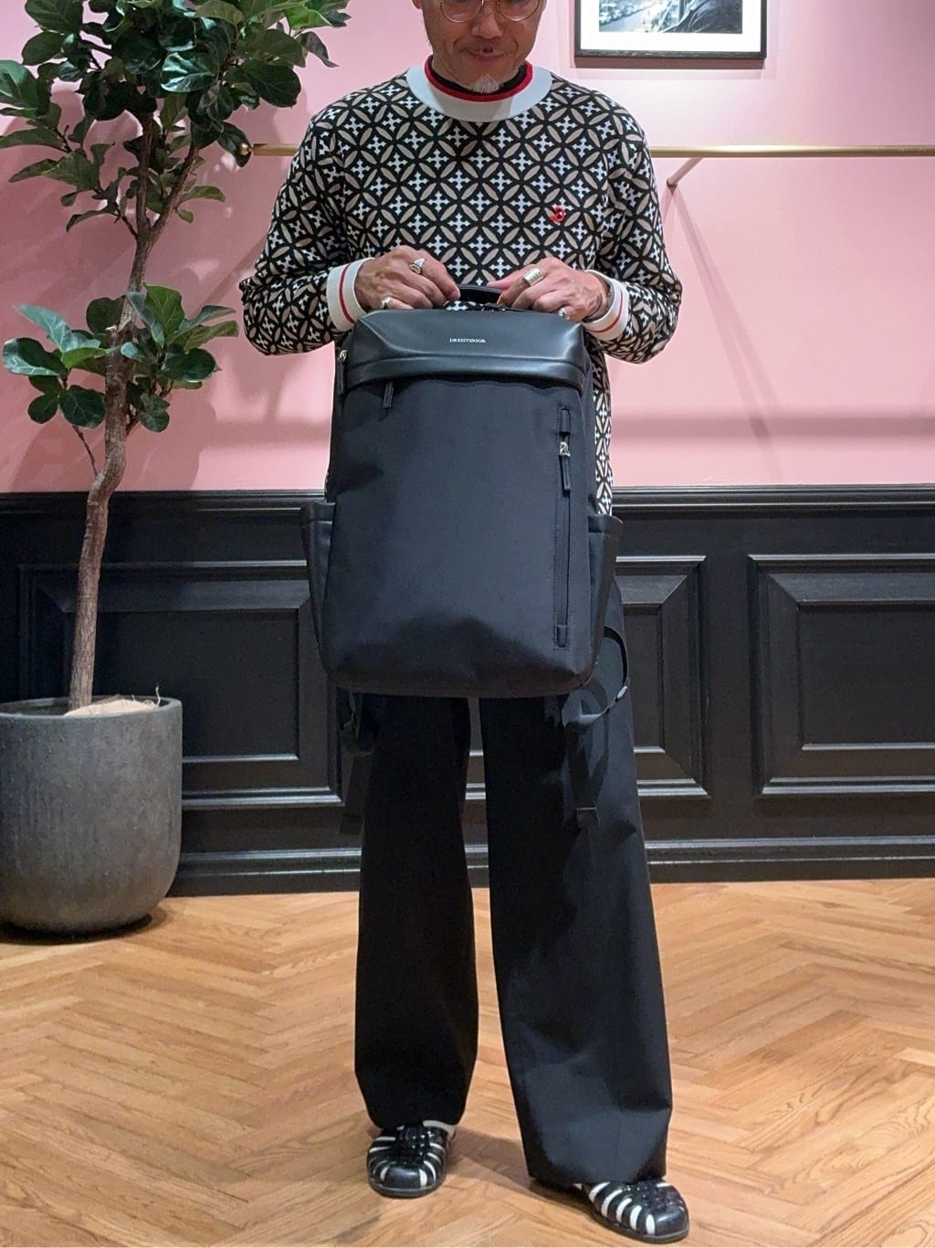 torigoeさんの「DRESSTERIOR｜◆オーバーラップサークルジャカードニット」を使ったコーディネート