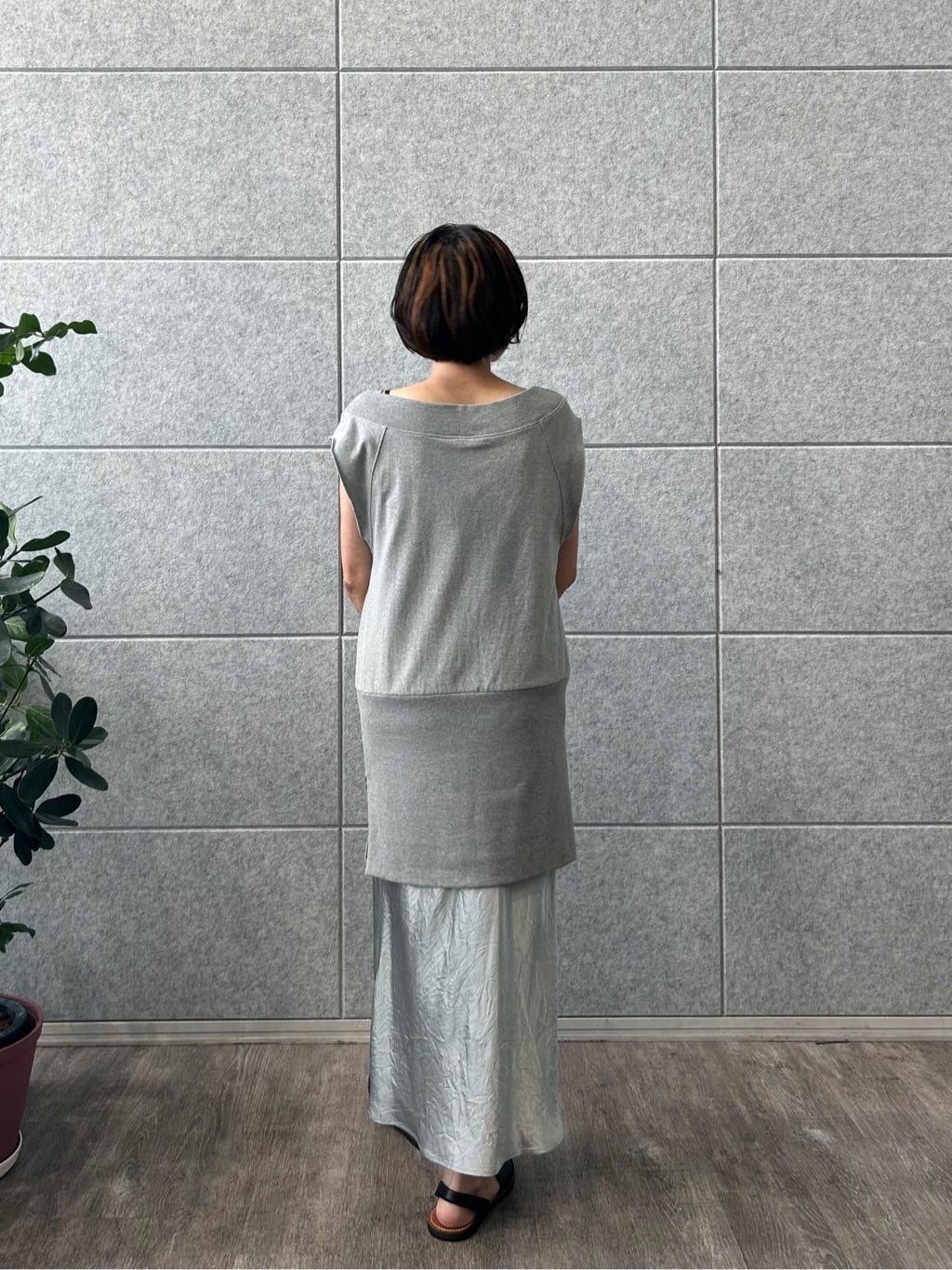 yukoさんの「CODE A｜ribbon cami dress」を使ったコーディネート