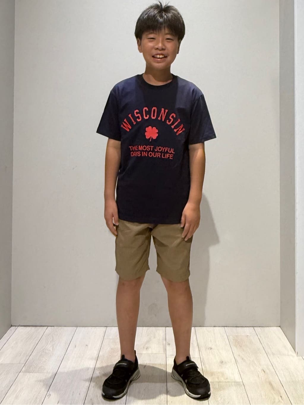 kuboさんの「THE SHOP TK｜【110－160/6色展開】コットン半袖Tシャツ/洗濯機OK」を使ったコーディネート