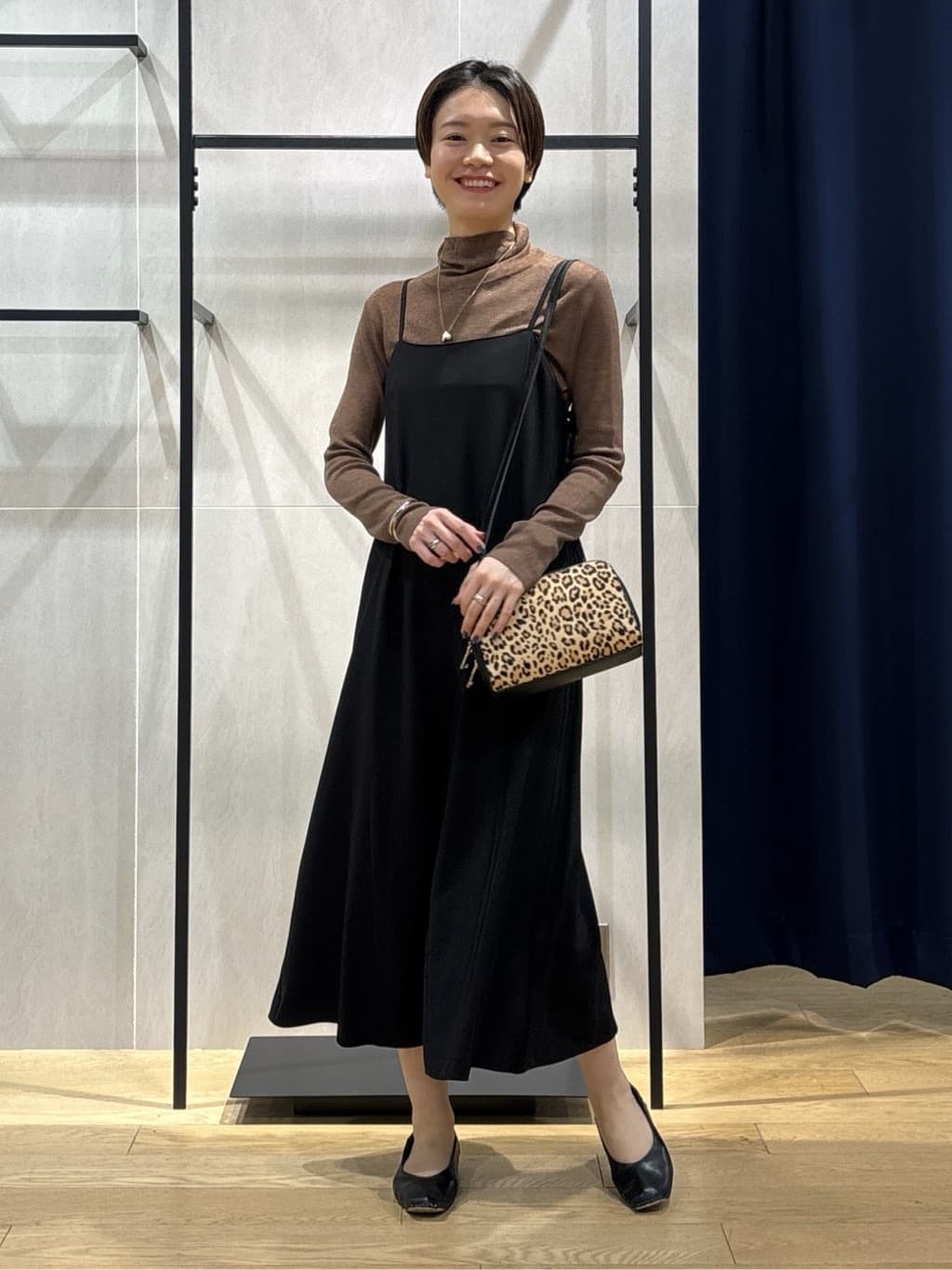 kanaeさんの「INDIVI｜【洗える／セットアップ可能】凹凸ストレッチ素材ダブルジャケット」を使ったコーディネート