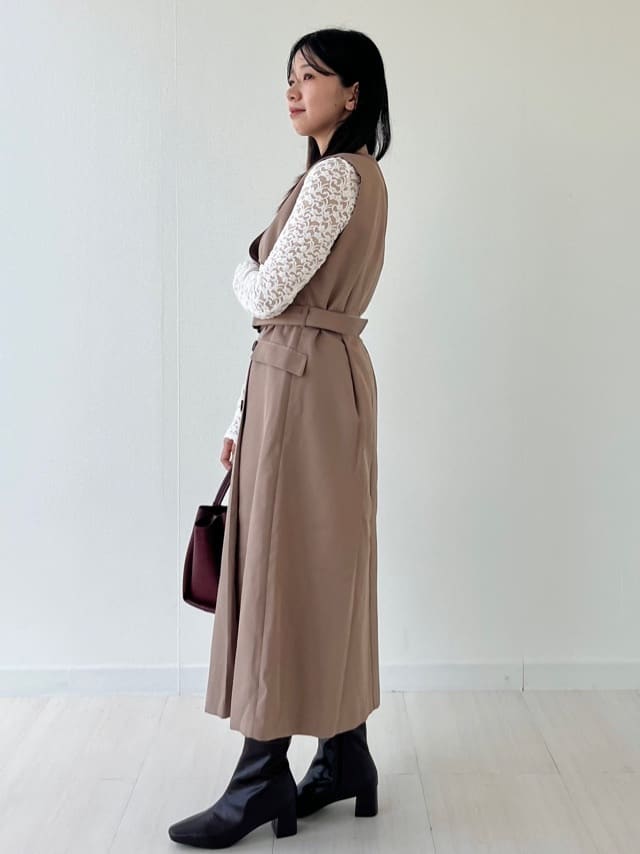 Mori Moriさんの「index｜モールレースシアートップス【洗濯機OK】」を使ったコーディネート