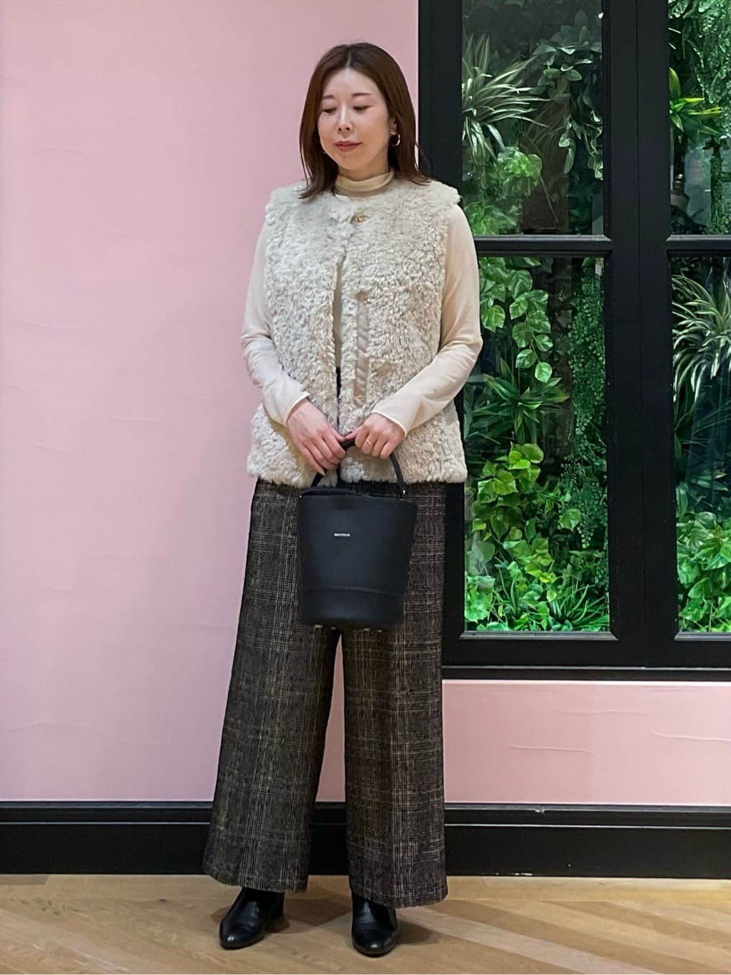 maruさんの「DRESSTERIOR｜【シアー素材】シアータートルトップス」を使ったコーディネート