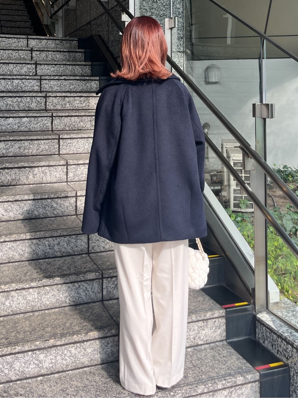HANNAさんの「OPAQUE.CLIP｜カシミヤブレンドウールミドルピーコート」を使ったコーディネート