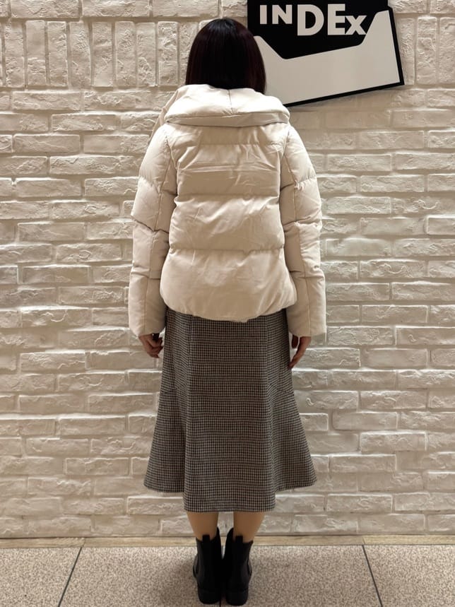 mihaさんの「index｜KAWADAダウンショートコート【撥水／洗濯機OK／静電気防止裏地】《XS～LL》」を使ったコーディネート