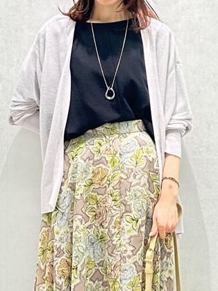 Miwaさんの「UNTITLED｜コットンキャミソール」を使ったコーディネート
