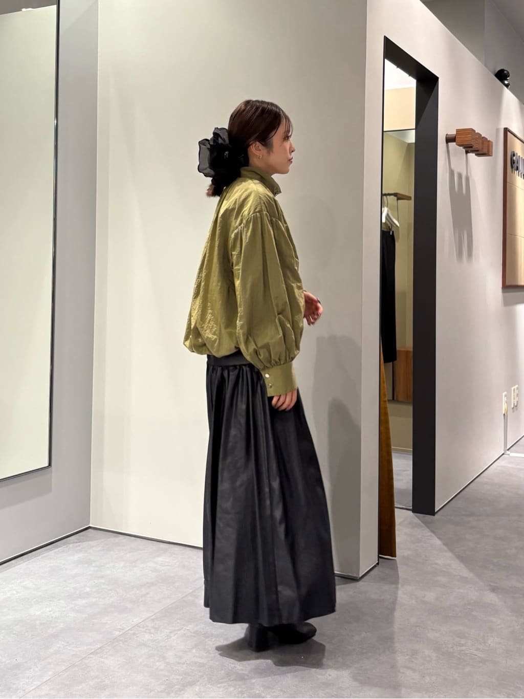 ユアさんの「INDIVI｜バルーンナイロンブルゾン」を使ったコーディネート