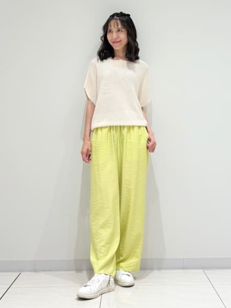 kayoさんの「INDIVI｜【洗える／清涼感】コクーンシルエットニット」を使ったコーディネート