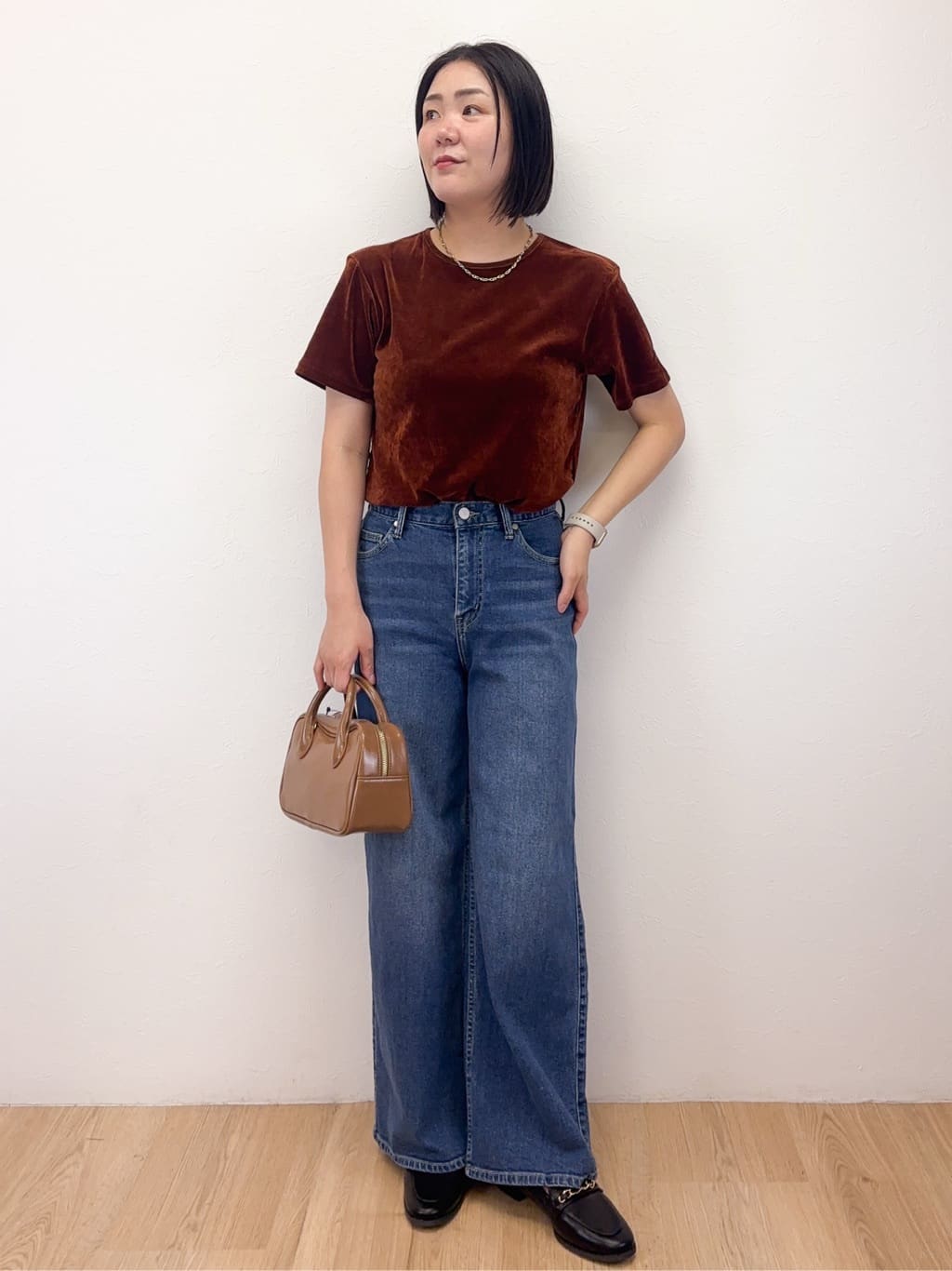 Takeさんの「OPAQUE.CLIP｜フロッキーチュールTシャツ【洗濯機洗い可】」を使ったコーディネート