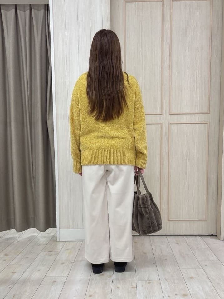 AMI55さんの「SHOO･LA･RUE｜【着丈選べる/きっと虜になる】あったかもちもち ワイドパンツ」を使ったコーディネート