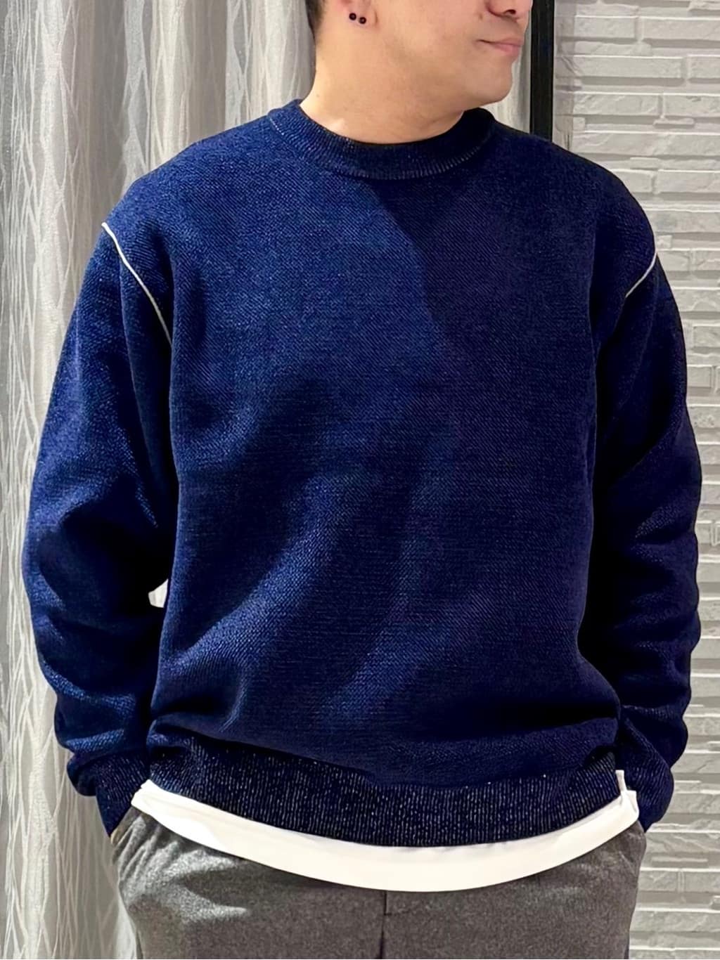 Pーyamaさんの「THE SHOP TK｜【大人の上品カジュアルを叶える】ハグするニット 洗濯機OK／6色展開」を使ったコーディネート