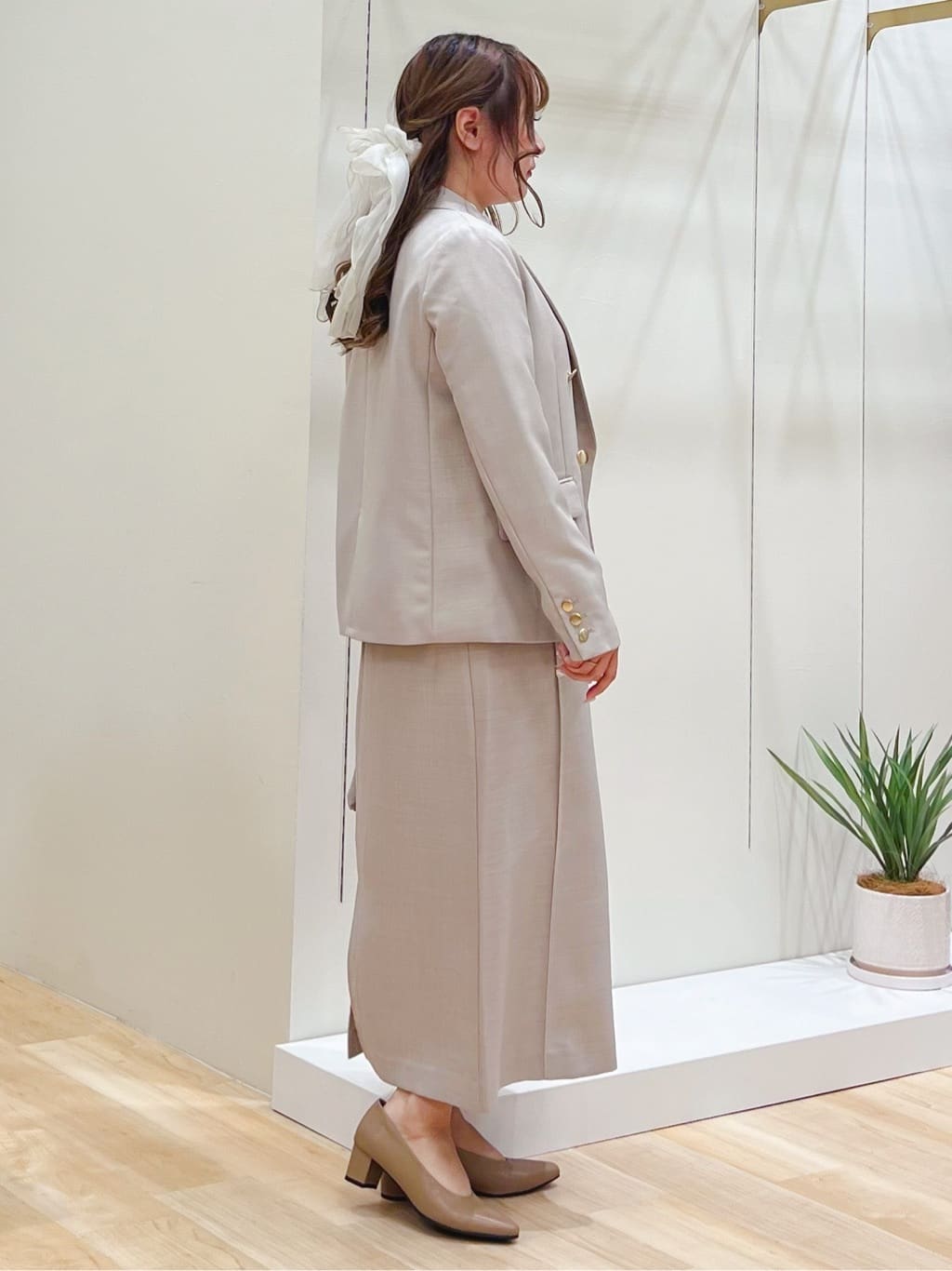 みことさんの「grove｜【カセット服】ダブルブレストテーラードジャケット」を使ったコーディネート
