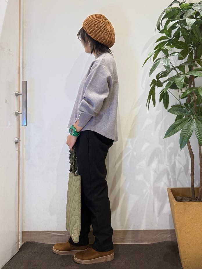 misakiさんの「SHOO･LA･RUE｜【S-LL/股上深め】裏起毛スマートイージーパンツ」を使ったコーディネート