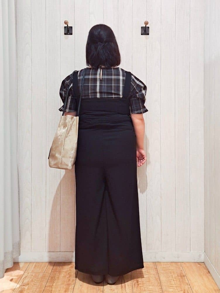 kotomiさんの「SHOO･LA･RUE｜【S-LL/5分袖】お袖タックできれいに魅せる 大人のチェックブラウス」を使ったコーディネート