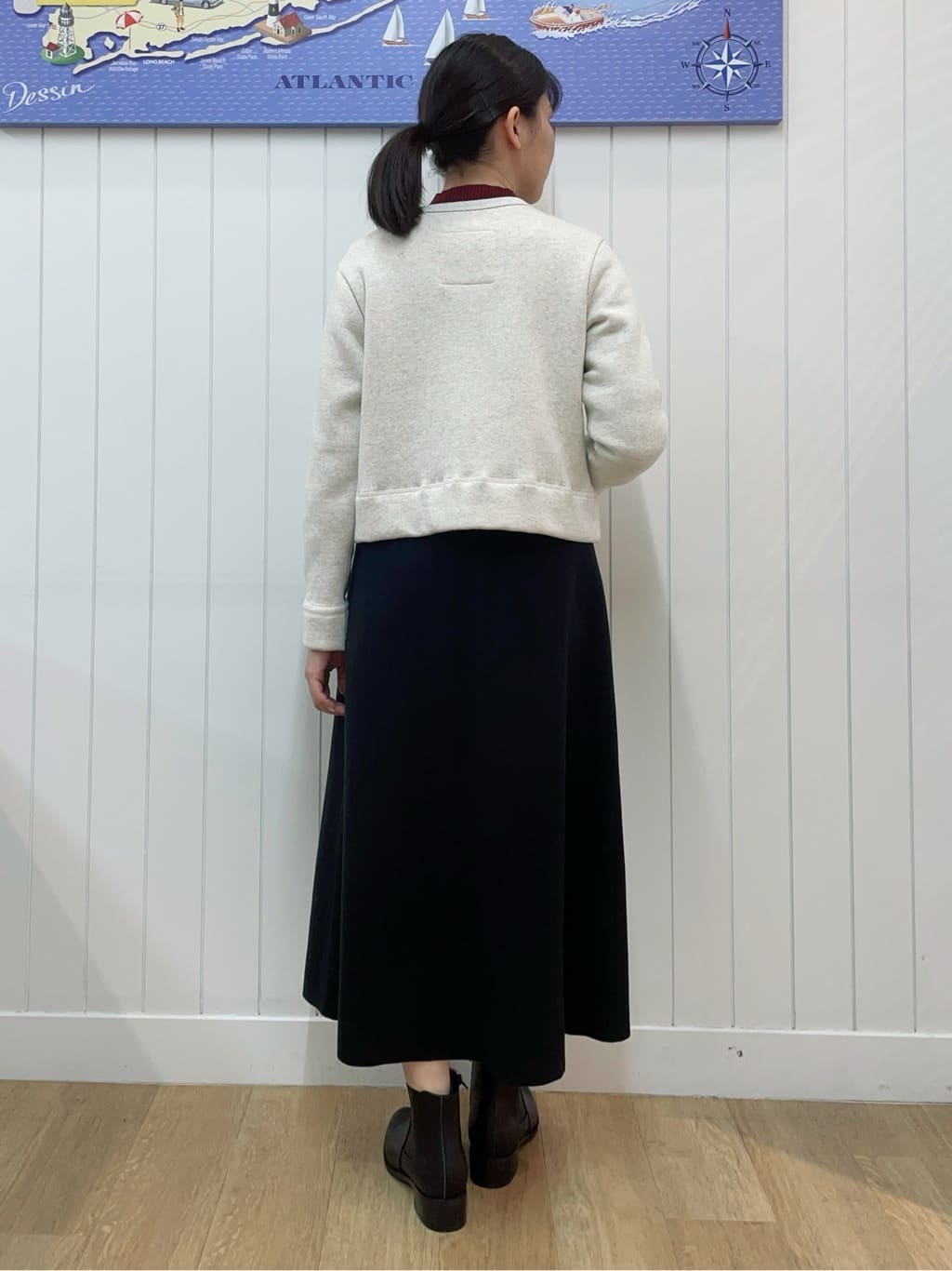 Mayaさんの「Dessin｜【洗える】リブタートルネックニット」を使ったコーディネート