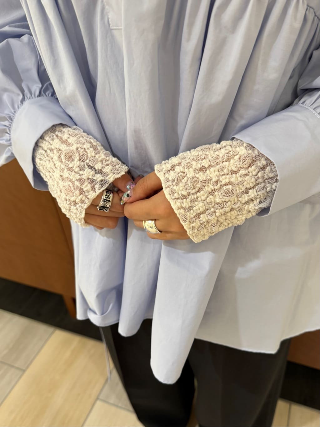 YUKAさんの「UNTITLED｜【PROTAGPNISTA】FLAIR SHIRT」を使ったコーディネート