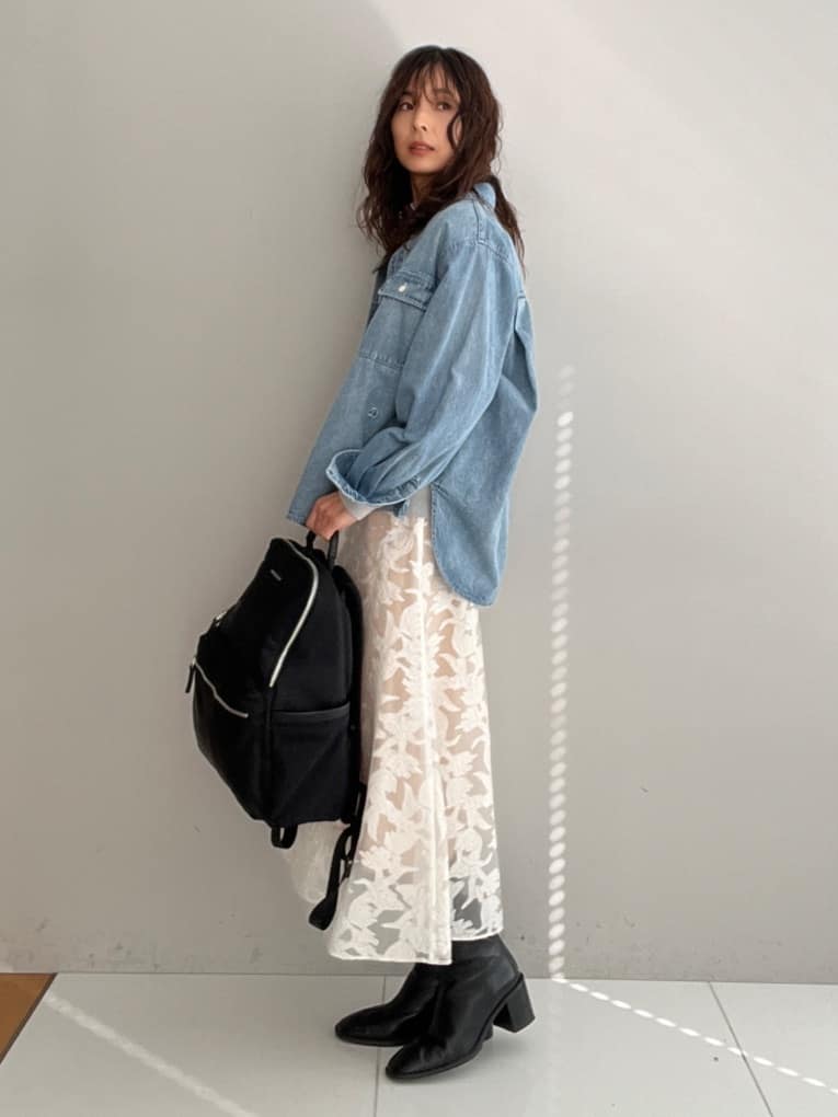 misaさんの「DRESSTERIOR｜【再入荷/荷重軽減】サスペンションマルチポケットリュック」を使ったコーディネート