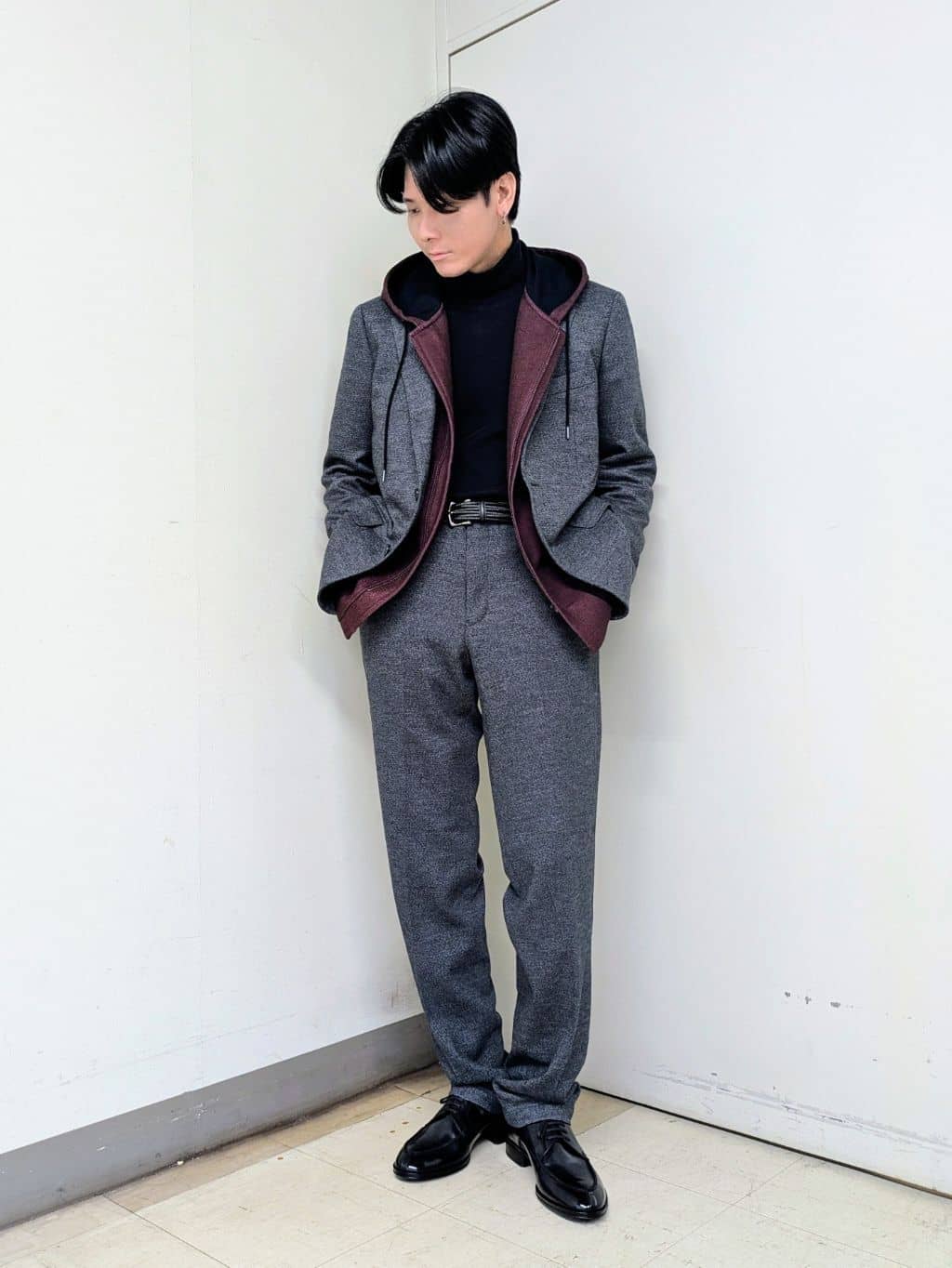 ryoさんの「TAKEO KIKUCHI｜【Sサイズ～】尾州織 ピンヘッドムリネ ジャケット」を使ったコーディネート
