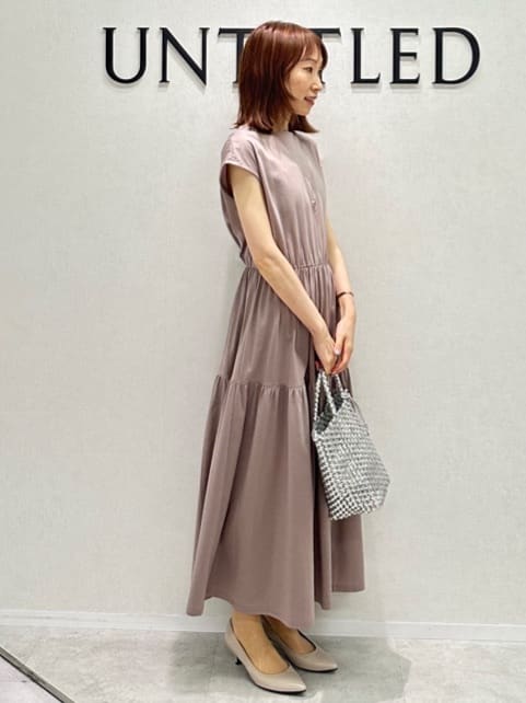Miwaさんの「UNTITLED｜【追加】ライトダブルリングネックレス」を使ったコーディネート