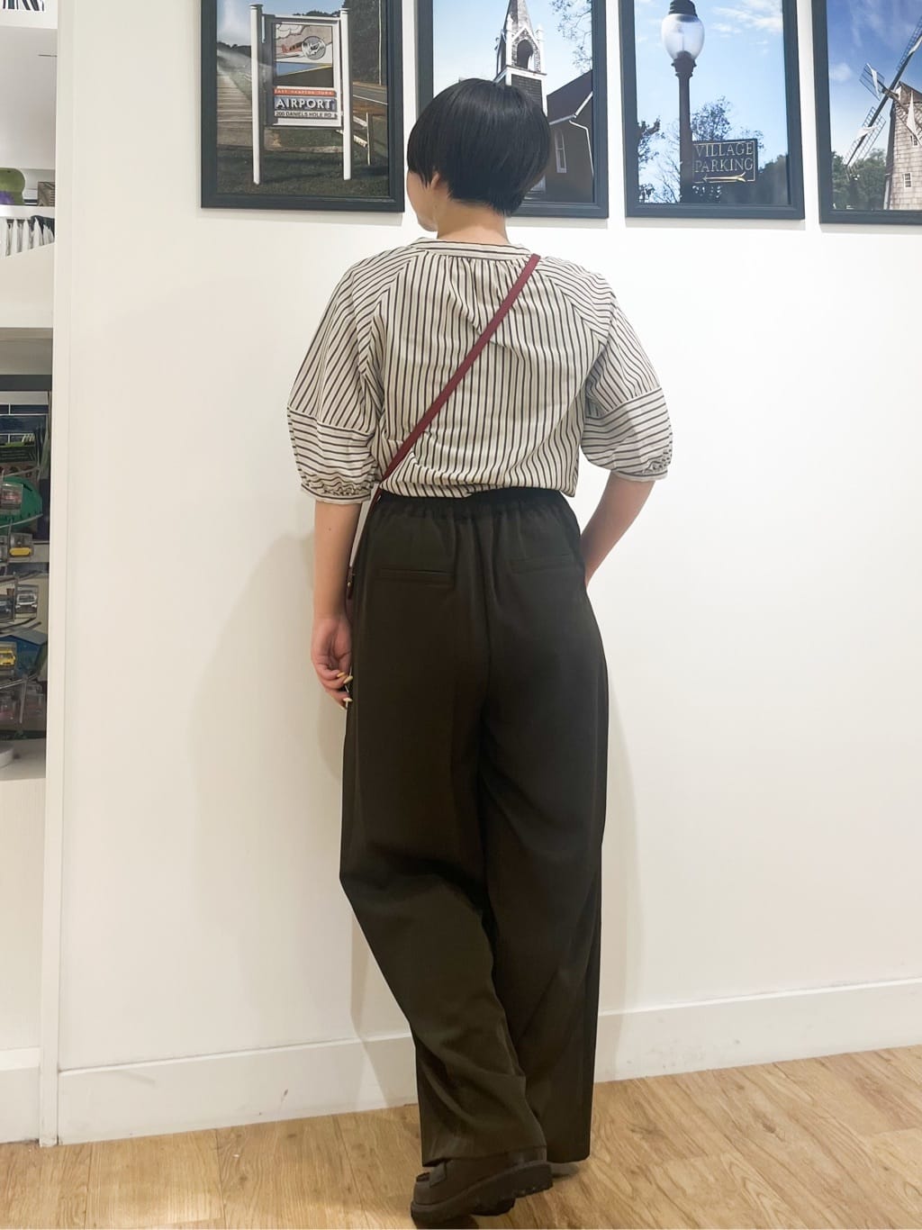 Asukaさんの「Dessin｜【セットアップ可・洗える】ダブルタックワイドパンツ」を使ったコーディネート