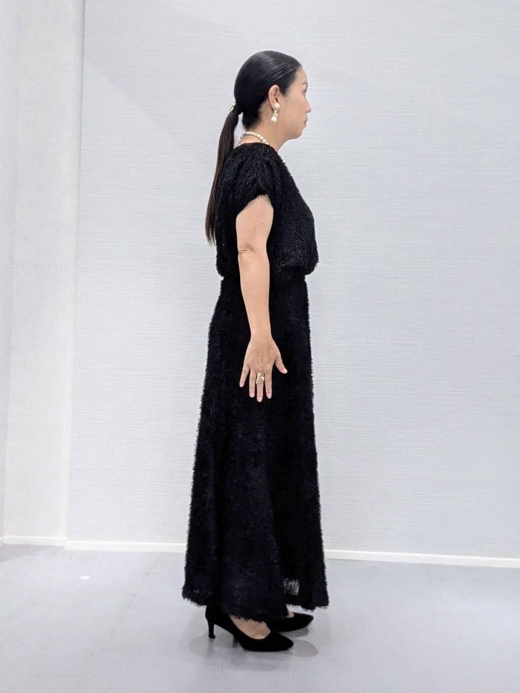 makkyさんの「UNTITLED｜【セットアップ可/洗える】フェザーフレンチスリーブブラウス」を使ったコーディネート