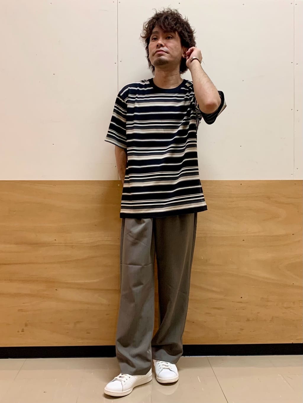 MATUさんの「THE SHOP TK｜マルチボーダープルオーバー S／S」を使ったコーディネート