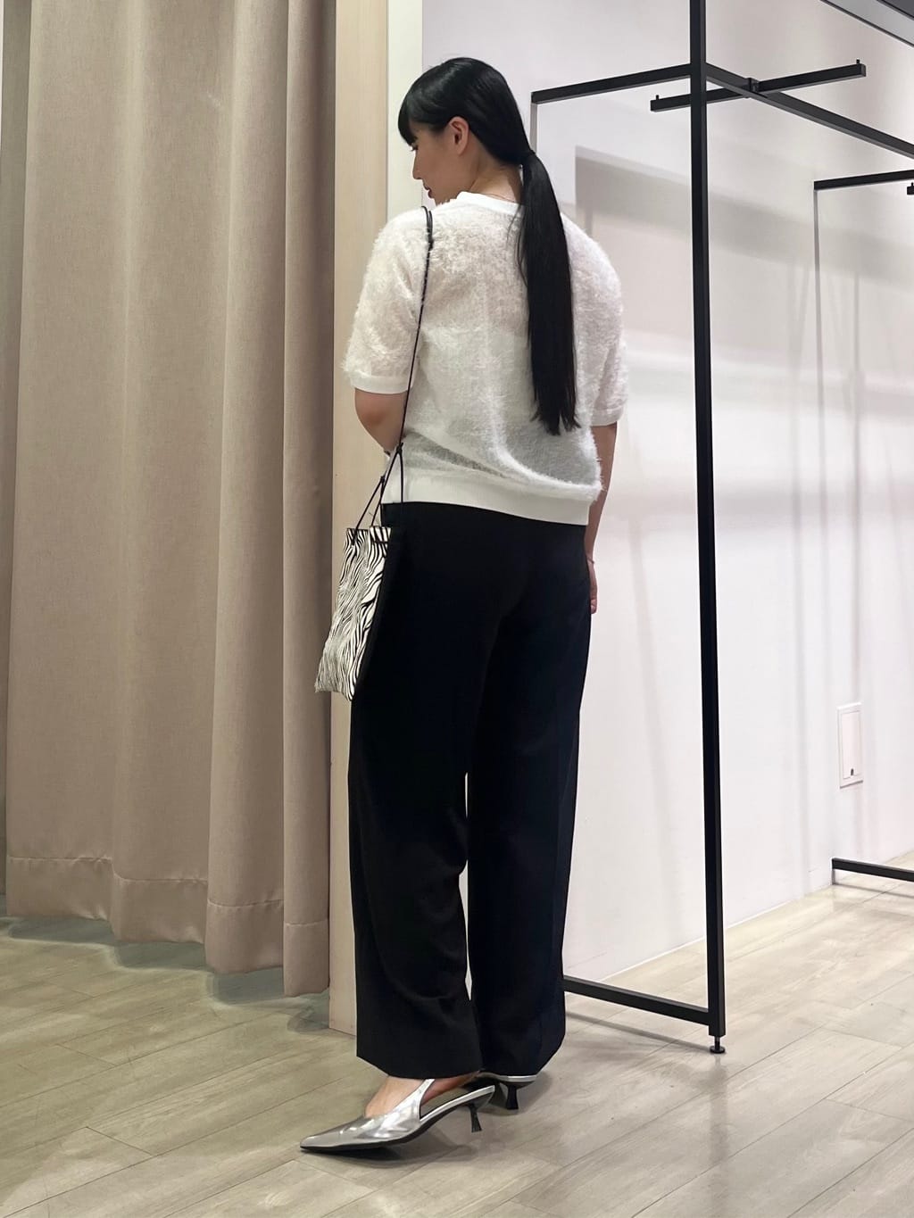 hasuさんの「INDIVI｜ヘアリージャカードトップス」を使ったコーディネート