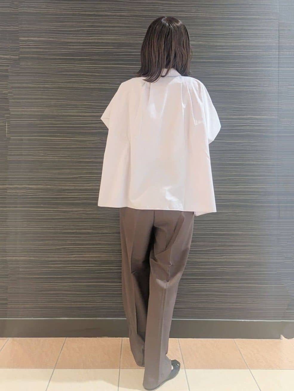 Miさんの「OPAQUE.CLIP｜《andGIRL掲載》リラクシーシャツ【洗濯機洗い可】」を使ったコーディネート