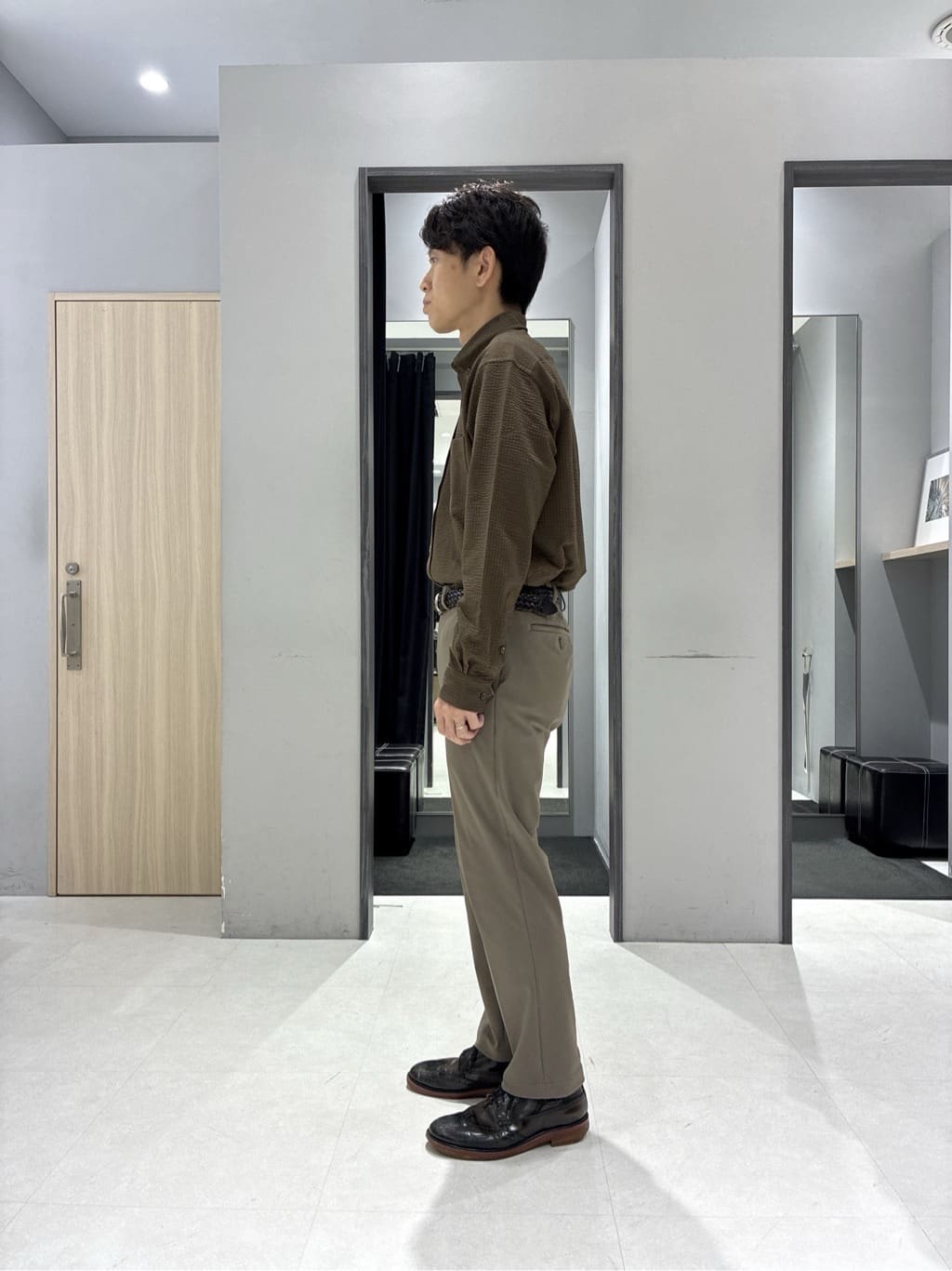 わいずみさんの「TAKEO KIKUCHI｜【360&deg;ストレッチ／セットアップ対応】None Of Stress ジャケット」を使ったコーディネート