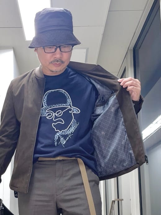 MAKOTO AIさんの「TAKEO KIKUCHI｜アマレッタ（R）スウェード MA－1 ブルゾン」を使ったコーディネート