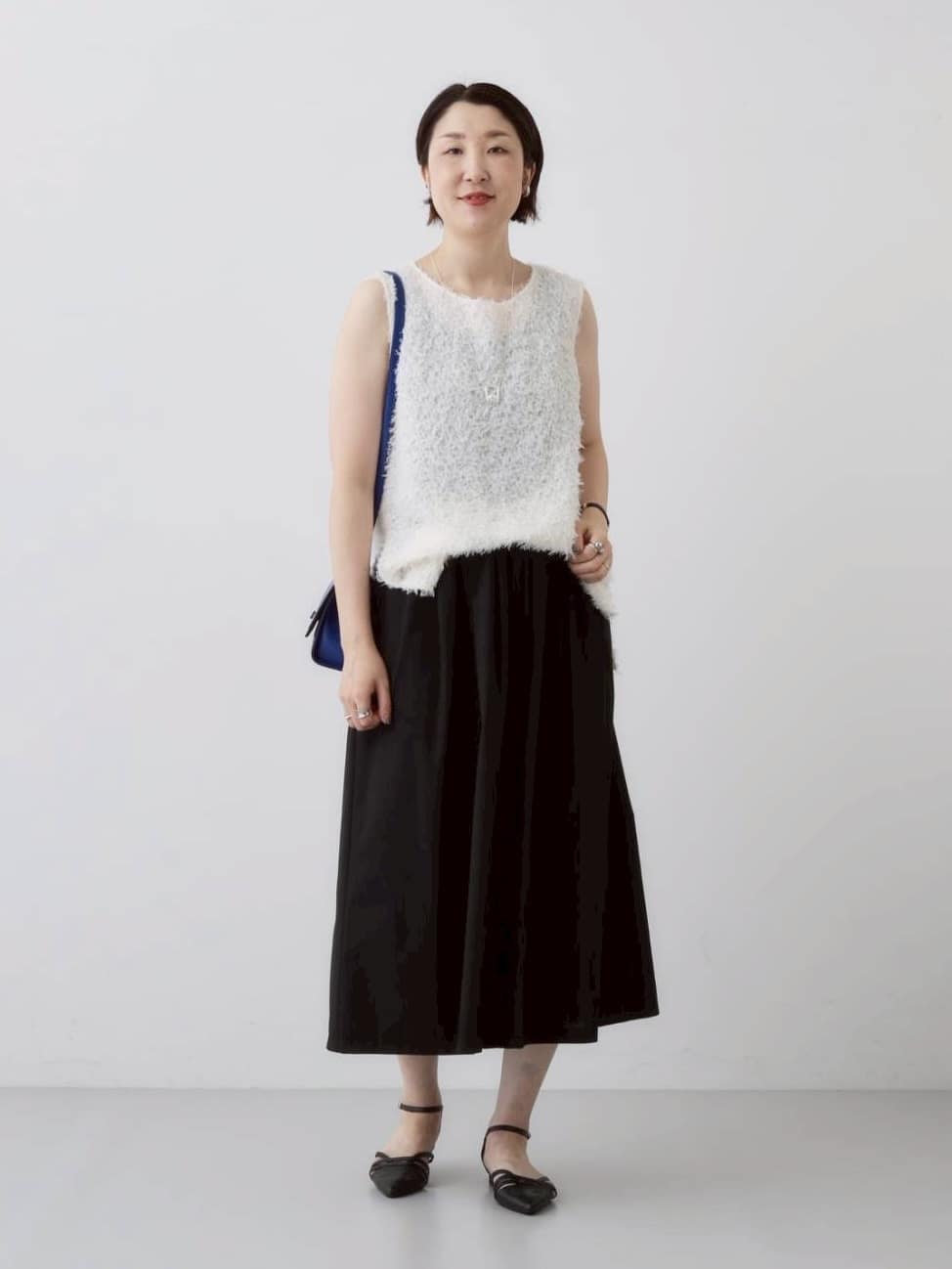 yuriさんの「INDIVI｜【インナーとしても活躍！】フリンジジャカードチュニック」を使ったコーディネート