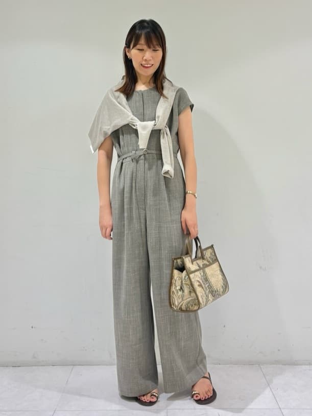 erikoさんの「UNTITLED｜【接触冷感/オールインワン/洗える】梳毛調合繊コンビネゾン」を使ったコーディネート