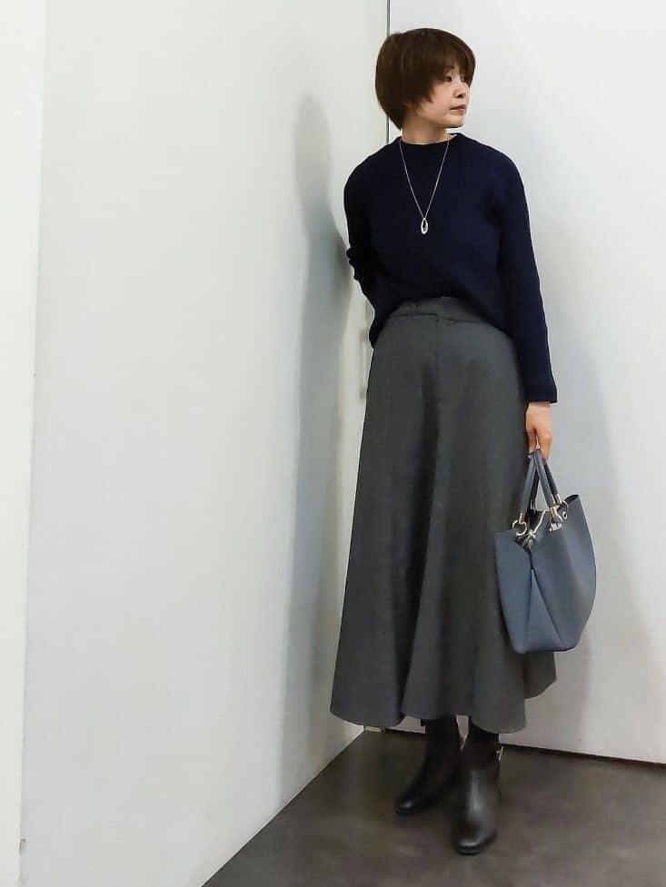 やまちゃんさんの「grove｜【ウール混】軽やかに羽織れるショートコート」を使ったコーディネート