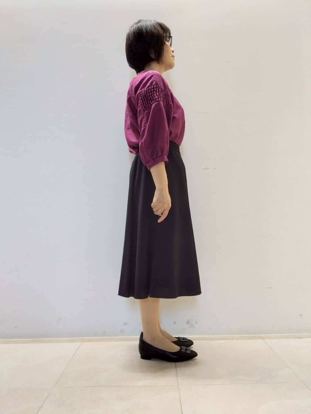 tokuさんの「Reflect｜【至福の履き心地】&rsquo;25秋冬 やみつきフラットパンプス」を使ったコーディネート
