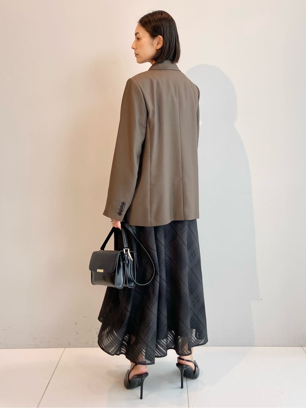 AYAさんの「UNTITLED｜【セットアップ可】ウールライク ダブルブレストジャケット」を使ったコーディネート