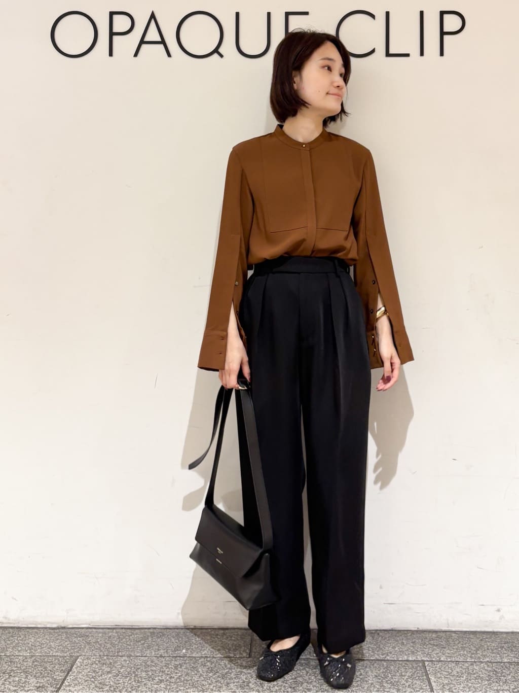 riさんの「OPAQUE.CLIP｜《美人百花掲載》名品フラットバレエシューズ」を使ったコーディネート