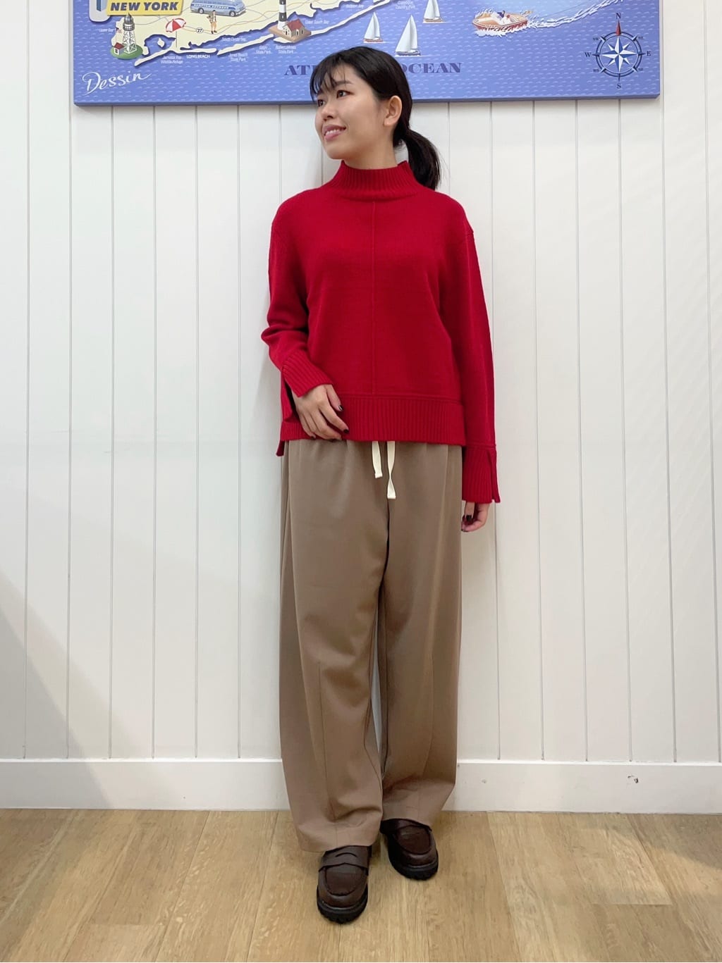 Mayaさんの「Dessin｜【洗える】センタータックラインハイネックニット」を使ったコーディネート