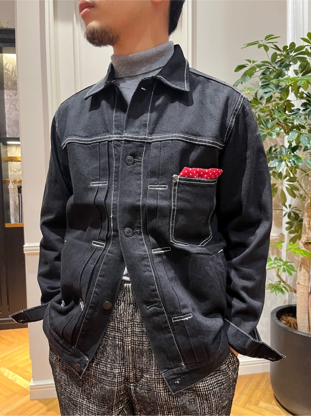 Tokuさんの「DRESSTERIOR｜◆【セットアップ可】CONEデニム Gジャン」を使ったコーディネート