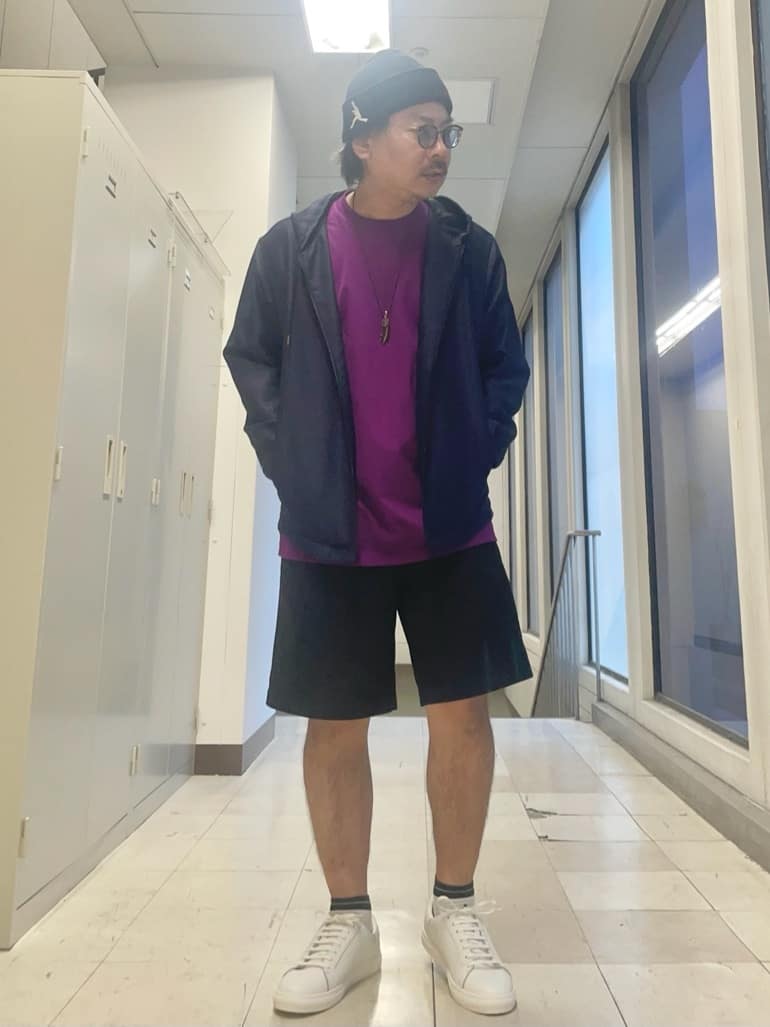 MAKOTO AIさんの「TAKEO KIKUCHI｜【抗菌防臭／5サイズ展開】ハイゲージポンチ Tシャツ」を使ったコーディネート