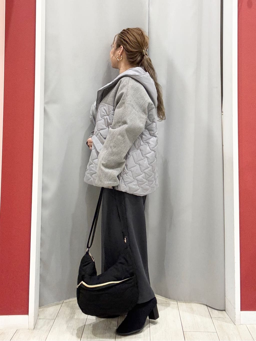 shioさんの「SHOO･LA･RUE｜【洗濯機可/S-LL】きちんと見えする あったか裏起毛ガウチョパンツ」を使ったコーディネート