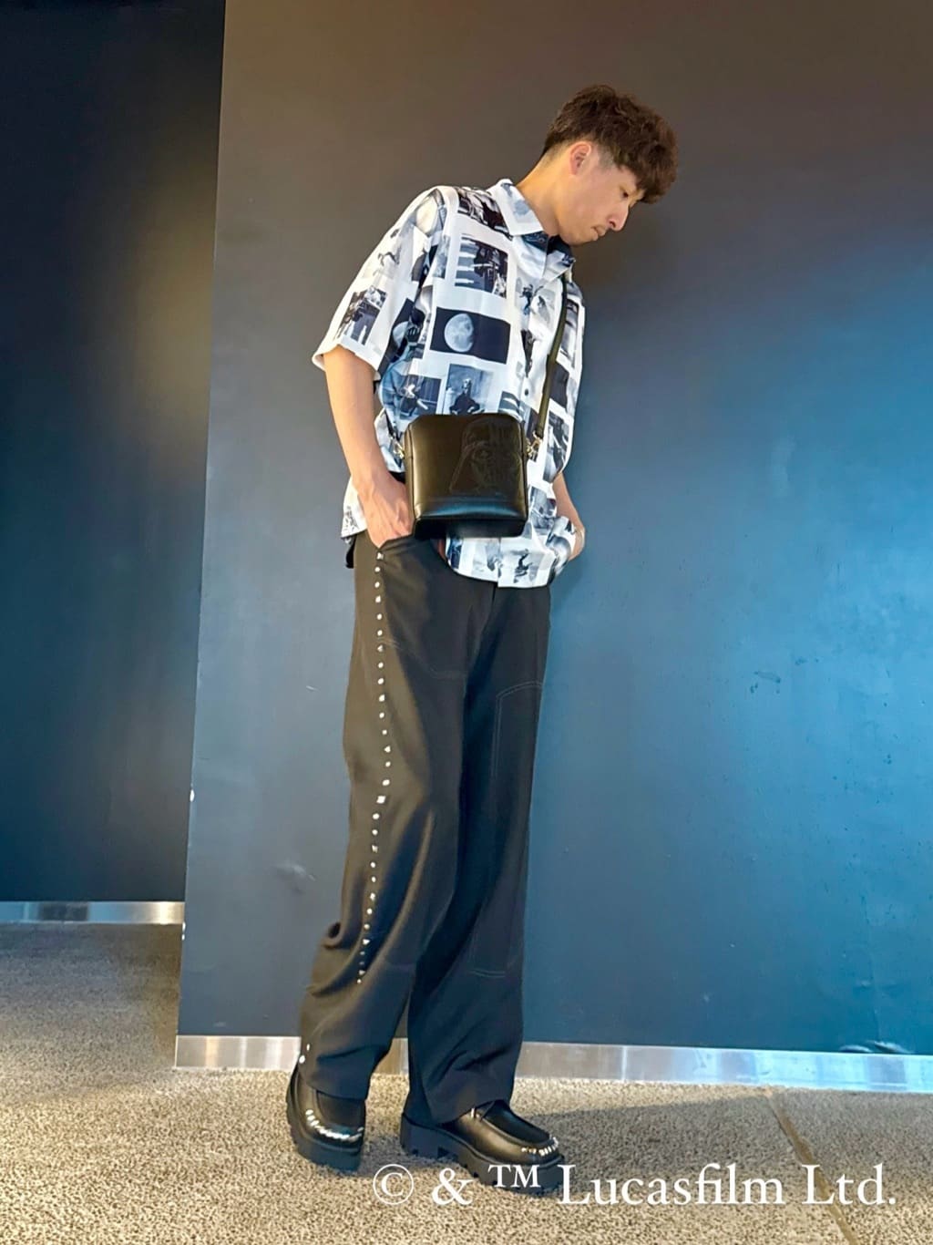 HARUさんの「tk.TAKEO KIKUCHI｜【STAR WARS】Capsule Collection 2WAY半袖シャツ」を使ったコーディネート
