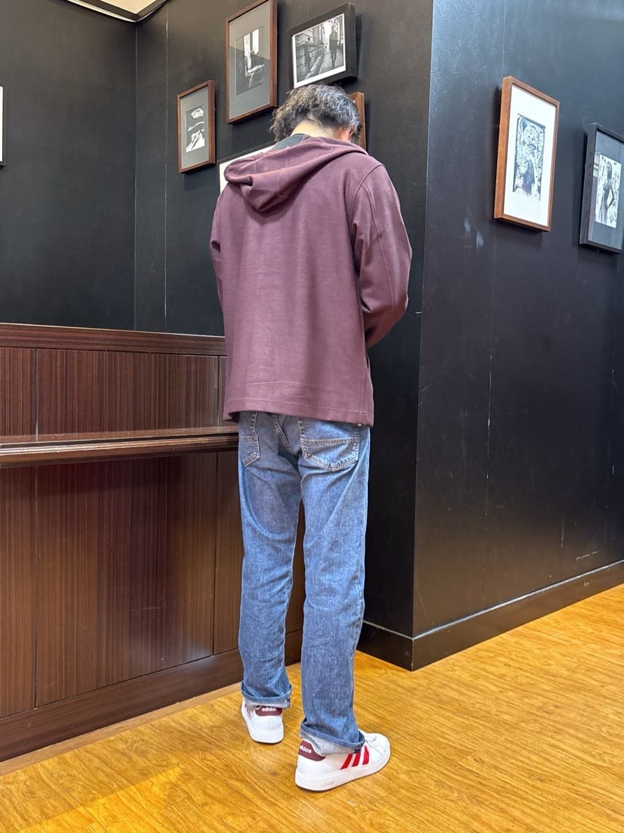 KEIさんの「TAKEO KIKUCHI｜【JUST ONE LAYER】ダウンファブリックZIPパーカー」を使ったコーディネート